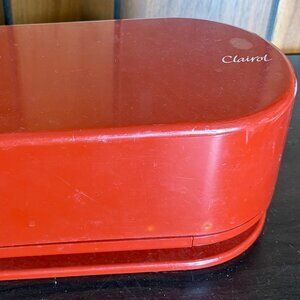 Vintage Clairol Travel Time Saver PTC-20 Instant Heat w/ Roller Clips CASE ONLY